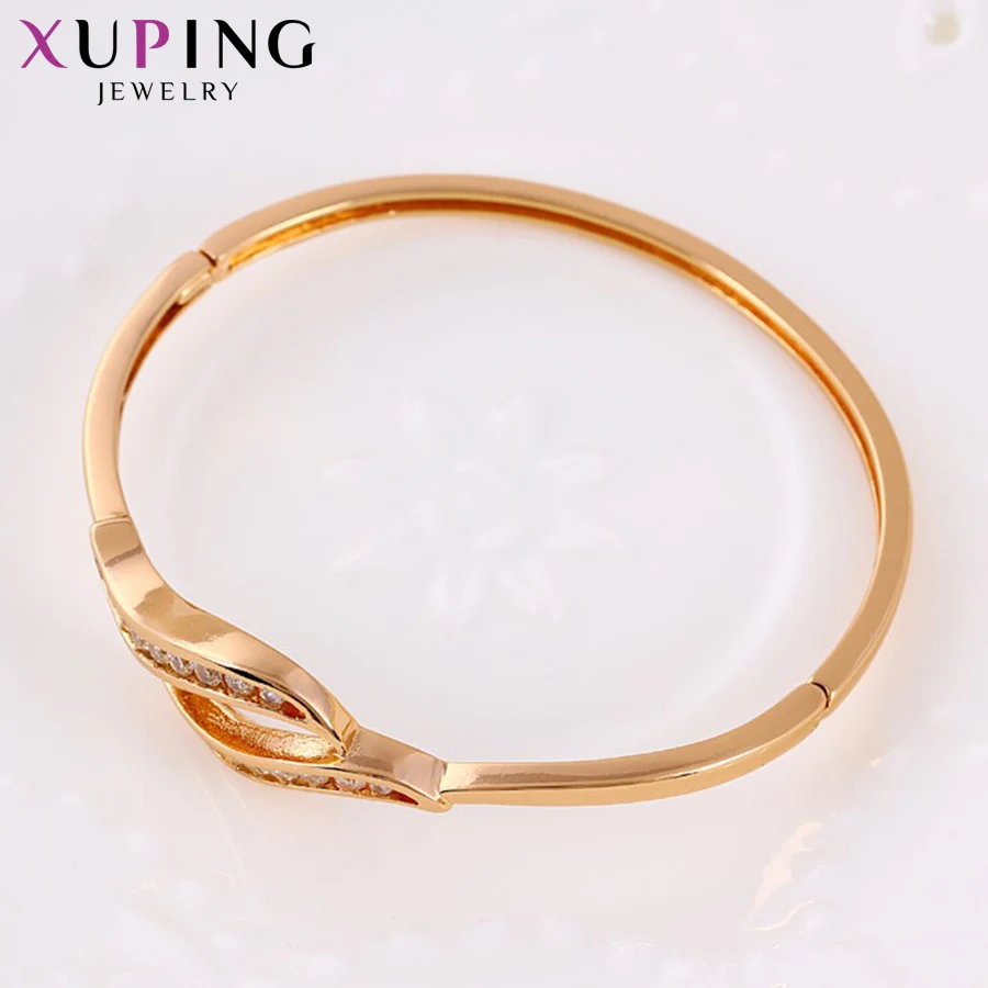 Xuping Elegantný Náramok Kúzlo Dizajn Rose Gold Color Pozlátené Šperky pre Ženy, Dievča, Vysoko Kvalitné Darčekové 50092