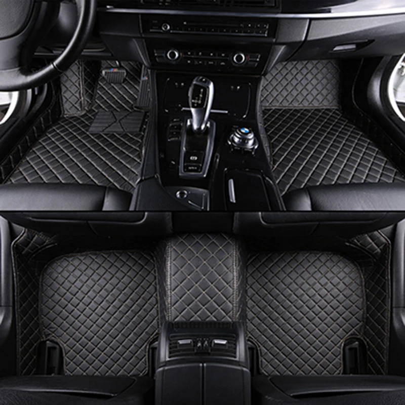 XWSN auto podlahové rohože pre Jaguar XF XE XJL XJ6 XJ6L E-TEMPO F-TEMPO F-TYP značky pevné mäkké auto príslušenstvo podlahové rohože pre autá