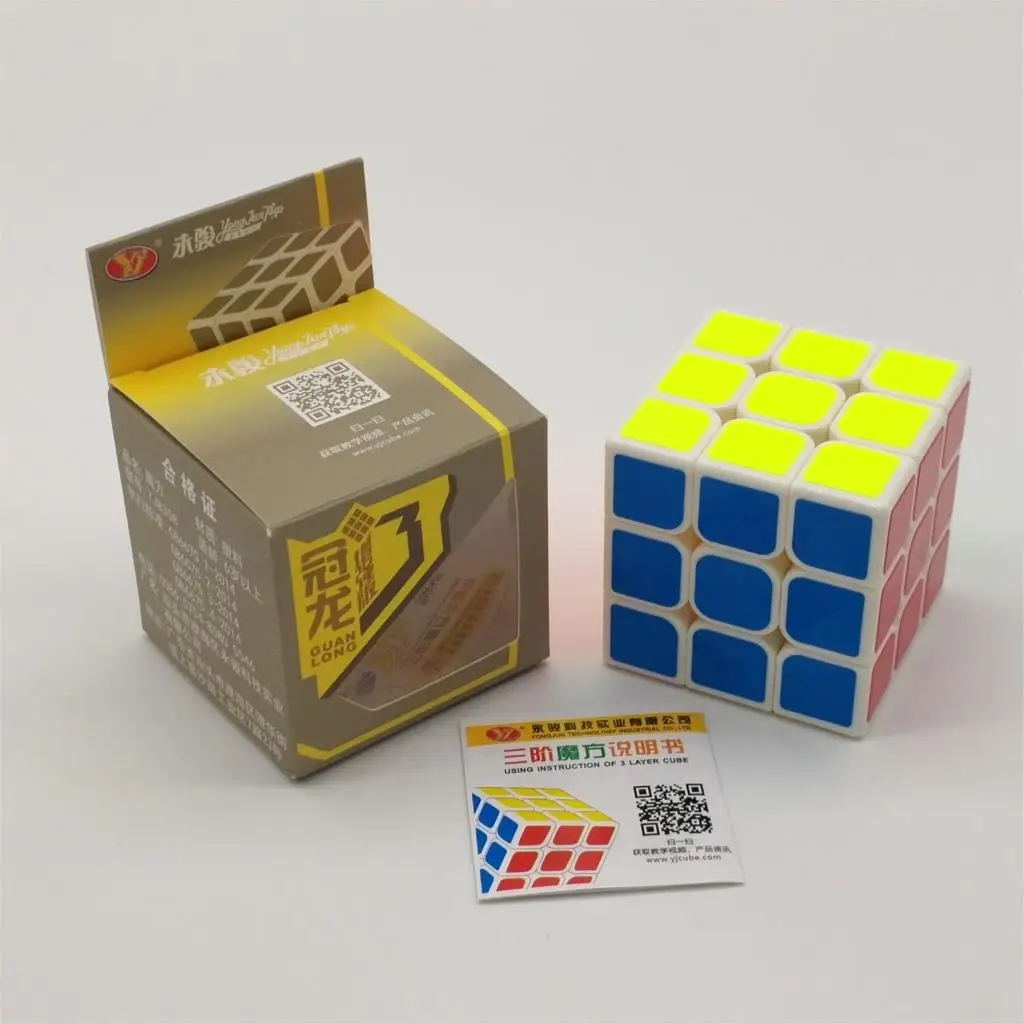 YJ GuanLong 3x3x3 Magic Cube Klasické SpeedCube Profesionálne Neo Cube Cubo Magico Logická Hračka Pre Deti, Vzdelávacie Darček