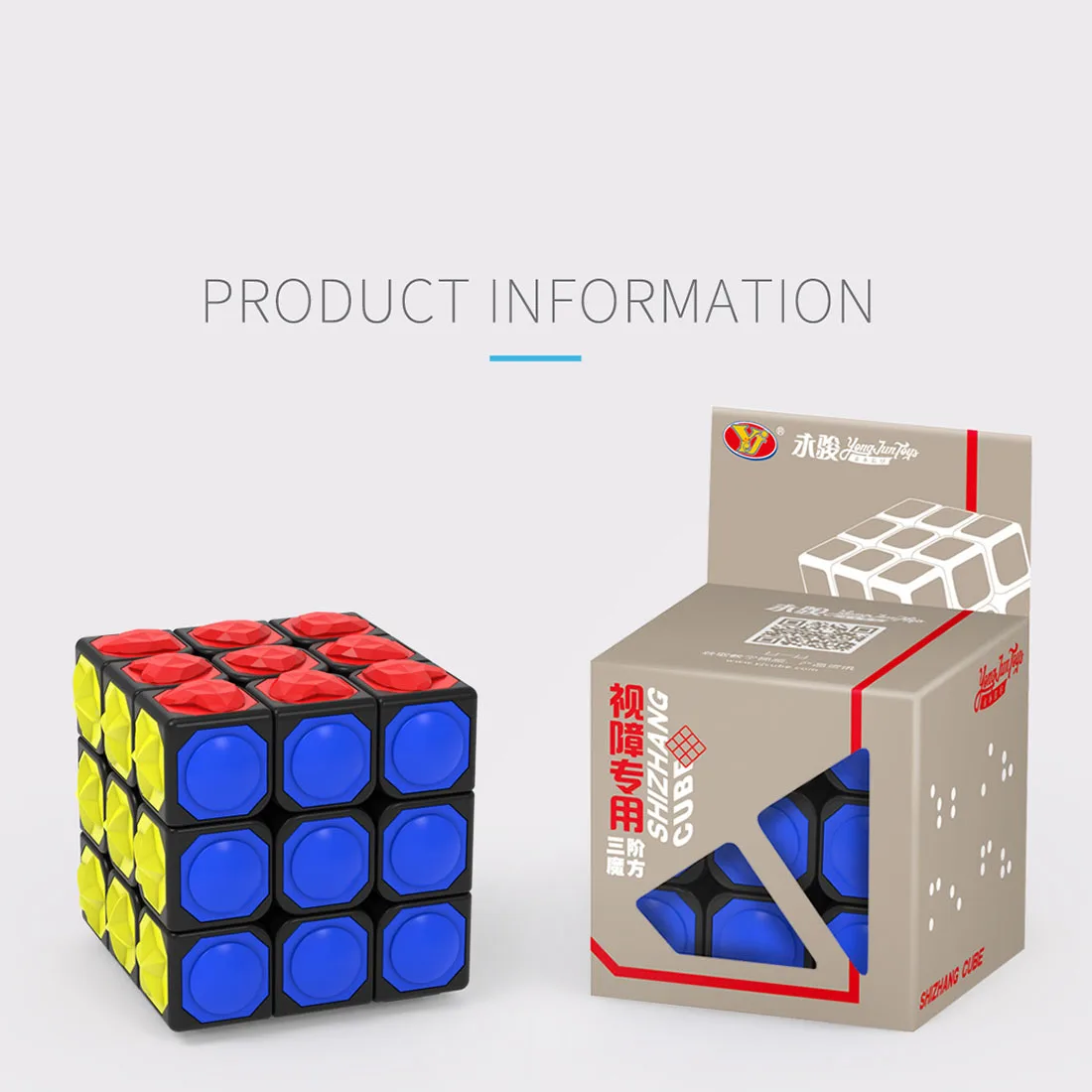 YJ Nevidiacich 3x3 Magic Cube Magico Kocka Vzdelávacie Hračky Pre Deti, Deti Darčeky