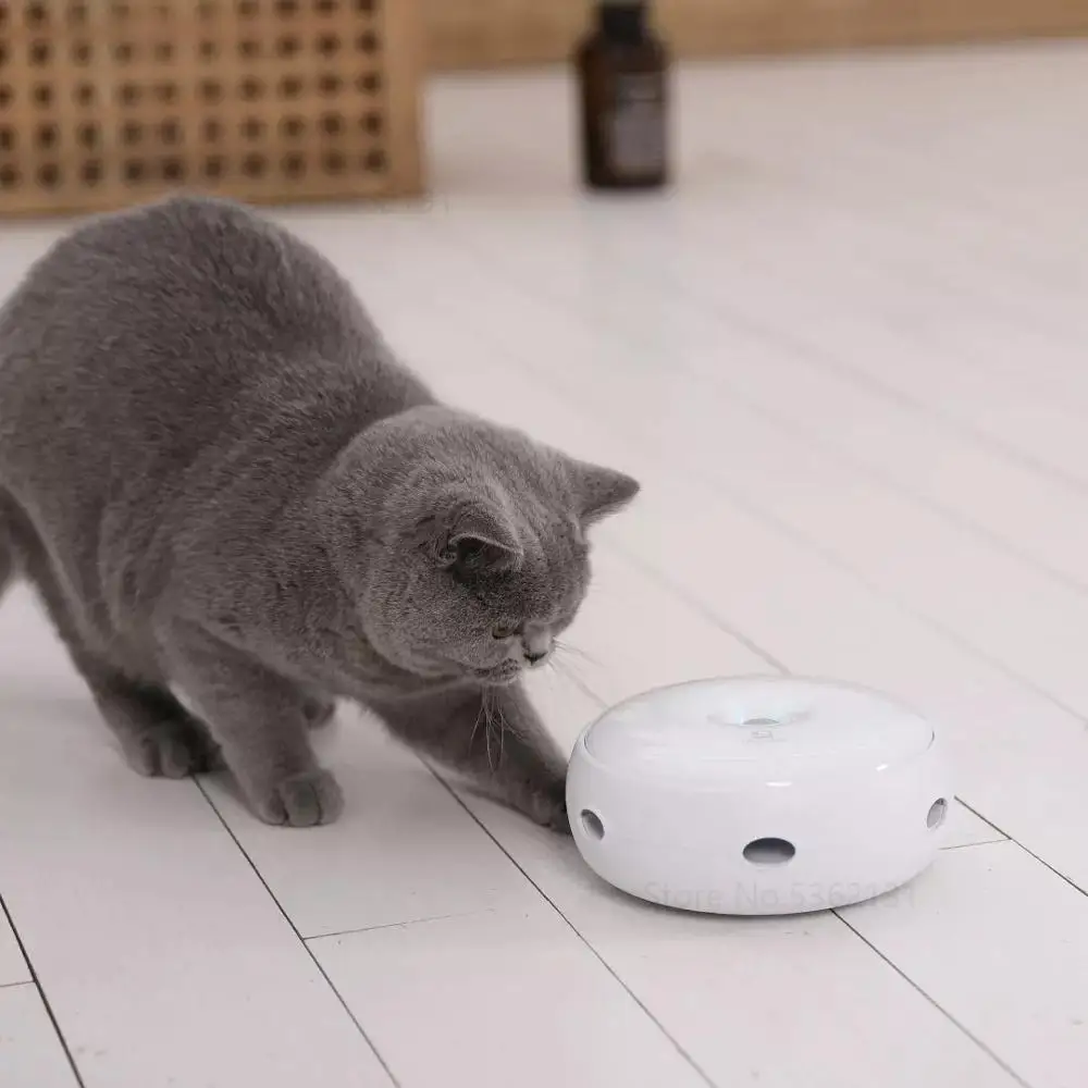 Youpin Smart Interaktívne Cat Hračka Provokujúcej Mačka Stick Hry Elektrické Samostatne Otáča Gramofónu Domáce Hranie, Hračky Návrh Aktívne Hračka