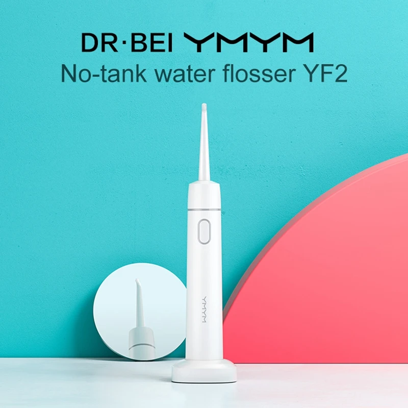 Youpin YMYM Mini Prenosné Ústne Irigátor Vody Flosser Zubné prúd Vody Zuby Cleaning Tool Cestovné Zuby Cleaner Nabíjateľná