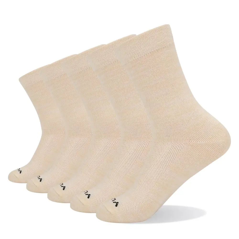 YUEDGE značky 5 párov žien bavlna farebné teplé, hrubé priedušná roztomilý módne pohodlie bežné posádky šaty ponožky
