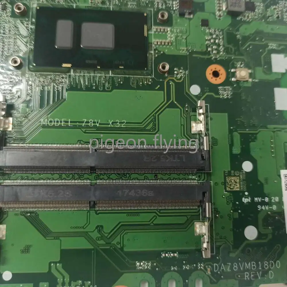 Z8V X32 pre Acer E5-475G doske doske DAZ8VMB18D0 NB0CP11001 CPU:I5-6200U GPU:GF940M 2G DDR4 test OK