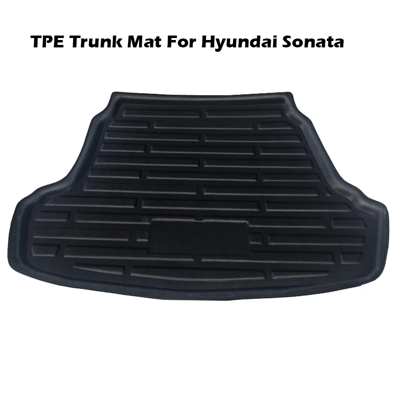 Zadný Kufor Mat Priestoru TPE Nepremokavá Podlaha pre Hyundai Sonata 7/8/9 Série 2004-2020 kufra Auta protišmykového Povrchu Vyvýšeným Okrajom