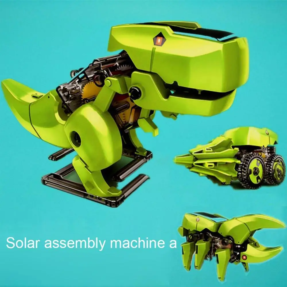 Zistite, Solárne Spider Dinosaura Robot DIY Zostaviť Vzdelávacie Vedy Deti Hračky Elektrický Robot Spider Hračka Montuje Hračky, Stavebnice
