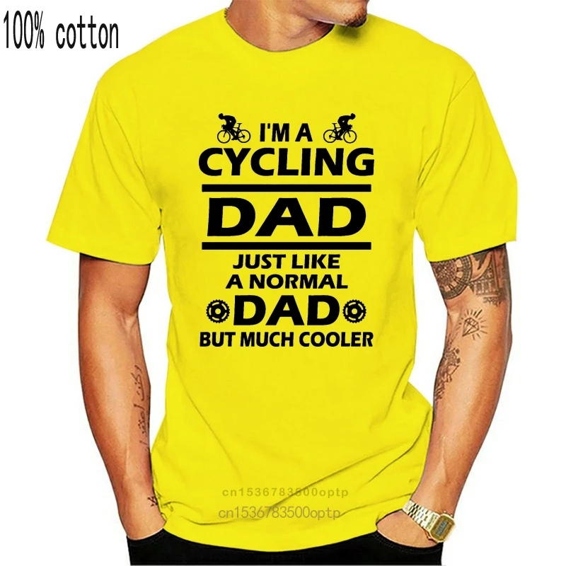 Značka bavlna muž bavlna pre mňa som ocka ako normálny otec, ale viac chladnejšie funny t-shirt darčeky Tee tričko