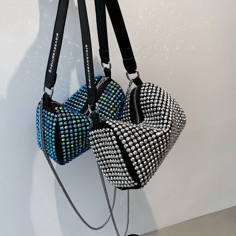 Značka dizajnér populárne drahokamu dámy taška 2020 nové módne trendy vysoko kvalitné reťaze messenger bag taška cez rameno