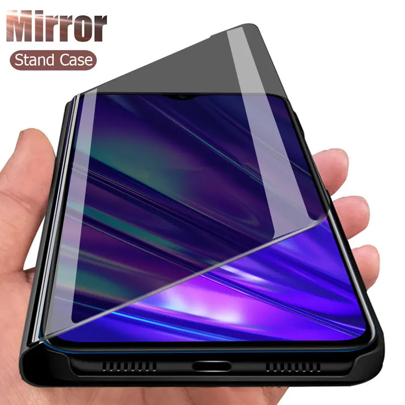 Zrkadlo Flip puzdro Pre Samsung Galaxy S20 FE Kryt Ventilátora Edition 2020 Stojan Kožené puzdro pre Samsung M51 M31S A21S S20 Plus Ultra