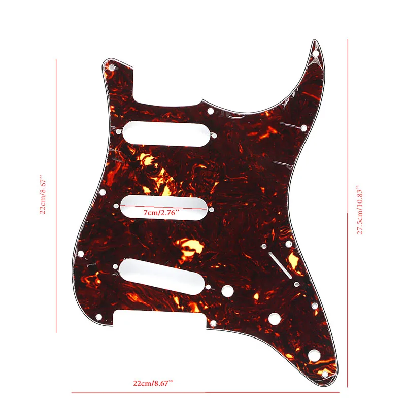 Červená Korytnačka Shell Pickguard 3 Vrstvou proti Poškriabaniu Dosky Pre Precision Bass PB Gitara hot predaj