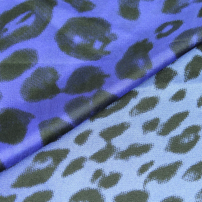 Špeciálne čistého hodvábu tkaniny, hodváb QiLi perlinkové tkaniny tkaniny leopard tlač postupné tón,SFF119