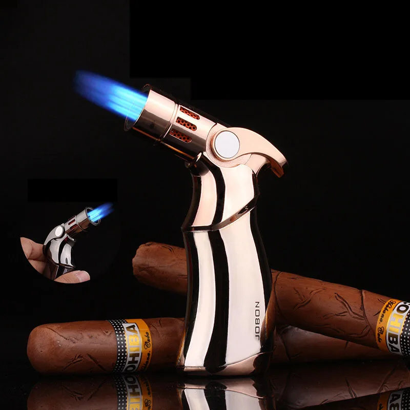 Štyri Trubice Pochodeň Turbíny Zapaľovač plynu ľahšie Striekacia Pištoľ Bután Modrý Plameň Cigaru v nevýbušnom Ľahšie Wild Kuchyňa