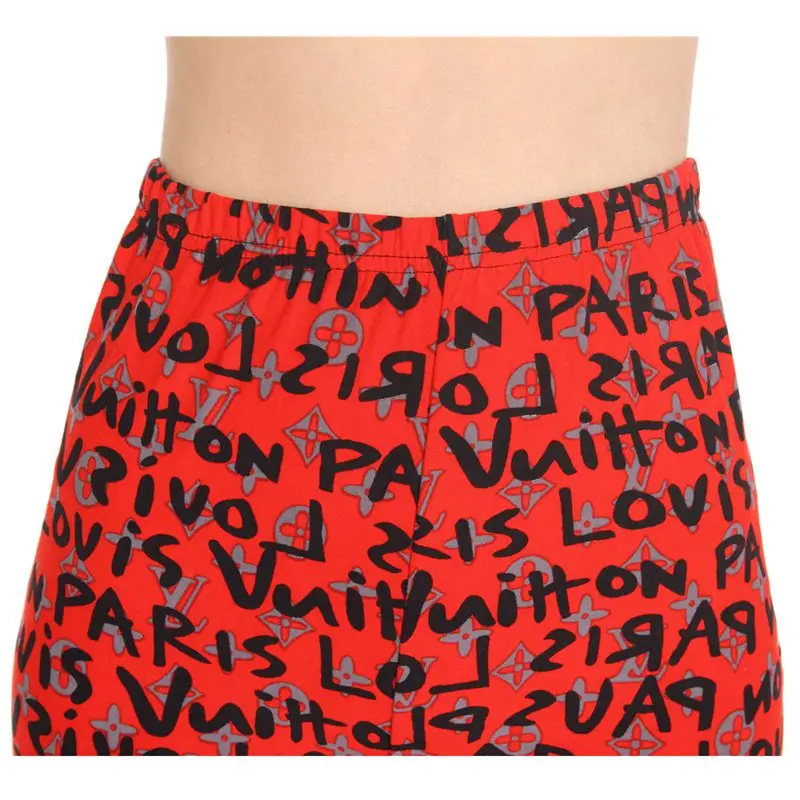 Ženy, fitness slim módne ceruzkou nohavice lady bežné list nohavice dievča chudá červená legíny lete tenké nohavice