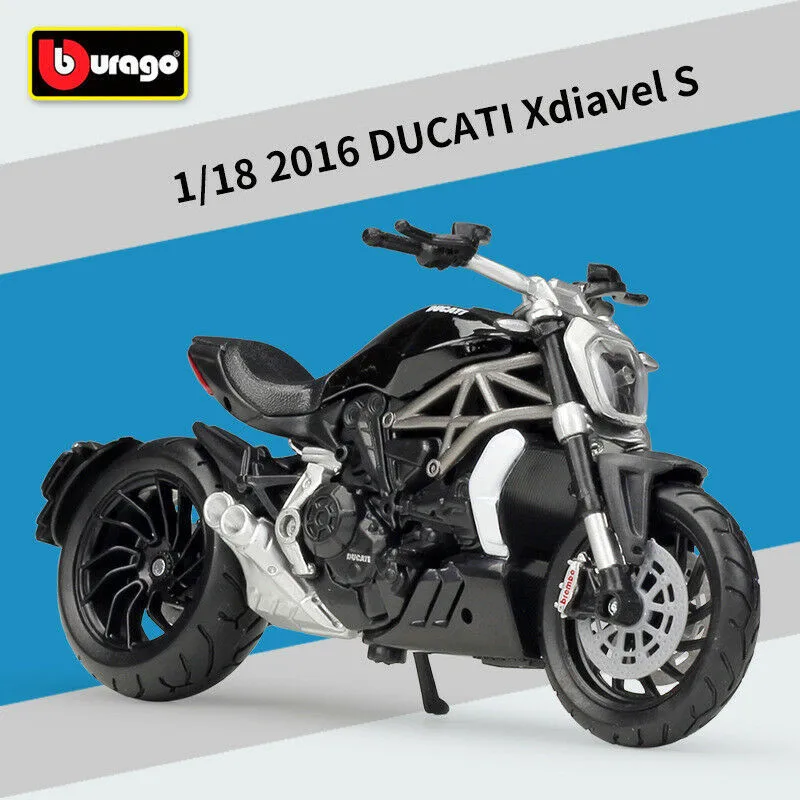 1:18 Rozsahu 2016 DUCATI XDIAVEL S Kovovou Motocykel Diecast Bicykel Model Auta, Hračky Kolekcia Mini Moto Darček