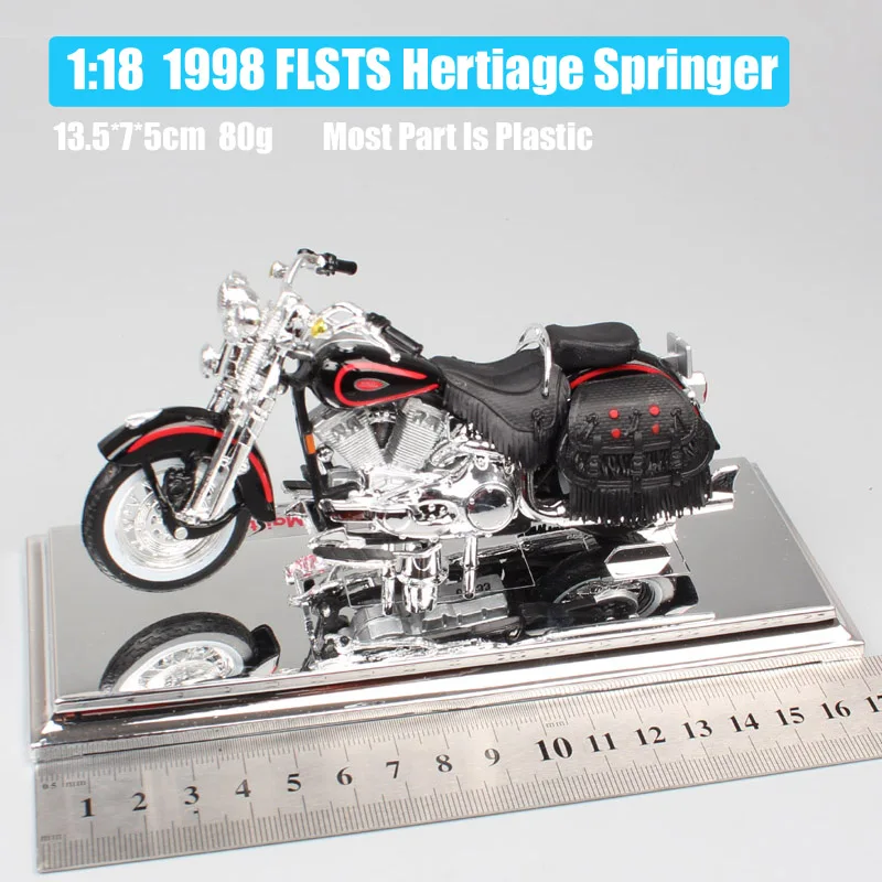 1/18 Rozsahu Maisto retro 1998 FLSTS Dedičstva Springer Softail ročný chlapec motorku Diecasts & Hračky model motocykla autíčka