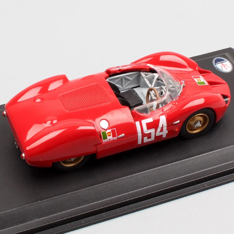 1/43 Rozsahu klasické staré Tipo 64 Targa Florio Roku 1962, Č. 154 Abate Davis otvorenej ceste endurance racing diecast modelovanie vozidla auto hračka