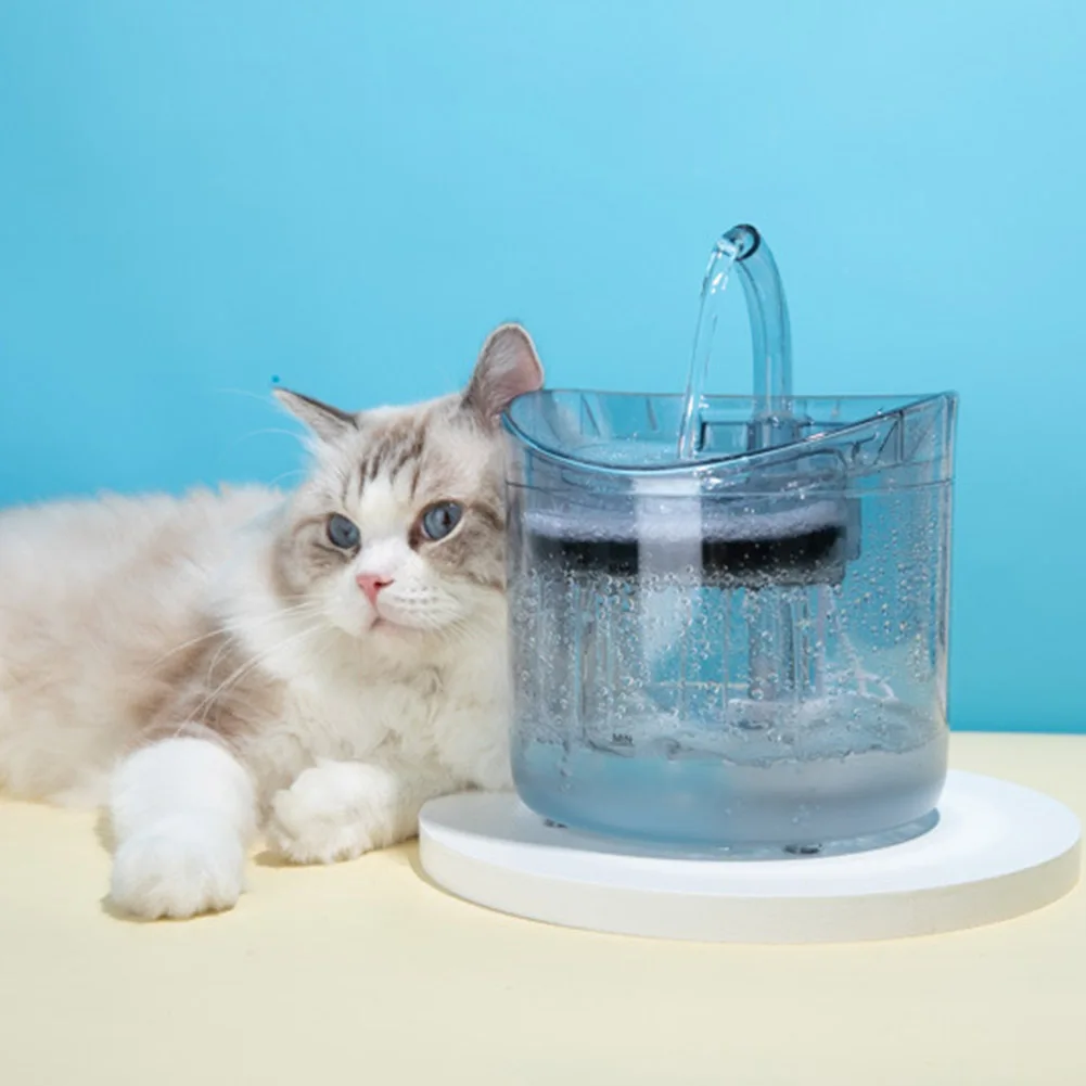 1.8 L, Automatické Mačka Studne Vysokou Hustotou Filtrácie Ultra Tichý Psov Zásobník Vody Napájačiek s Ťuknite na Mačku Zdravotnej Starostlivosti