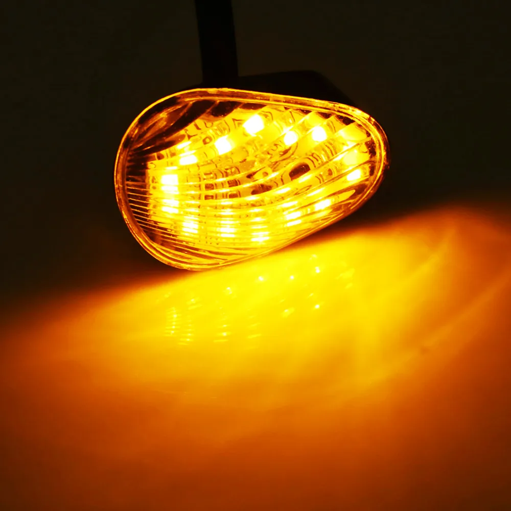 1 Pár Amber LED Zase Signálu, Svetelný Indikátor Lampa Flush Mount Pre Yamaha YZF R1 R6 R6S Motocykel Motocicleta Auto-Styling