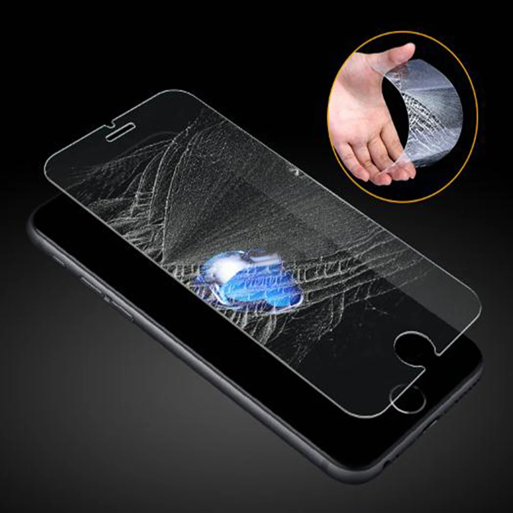 10 Ks Tvrdeného skla Pre iphone 6 6s Screen Protector Dopredu Jasné, ochranné sklo na iphone 4 4s 6s 5s 5 6 7 8 plus