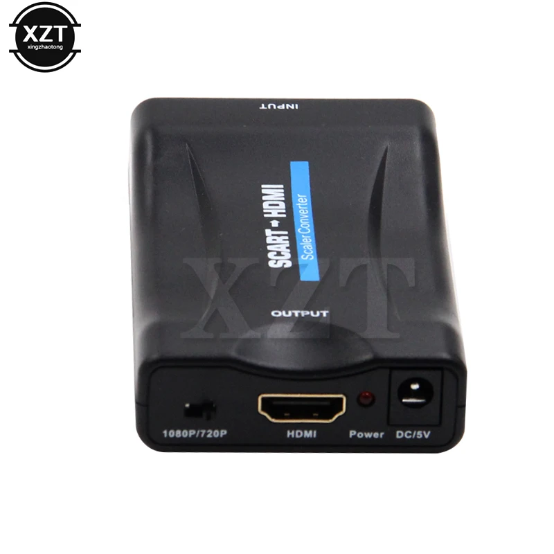 1080P Scart HDMI Konvertor Audio Video Upscale Adaptér HDMI SCART pre HDTV Sky Box STB HD TELEVÍZOR DVD s jednosmerný (DC) Kábel