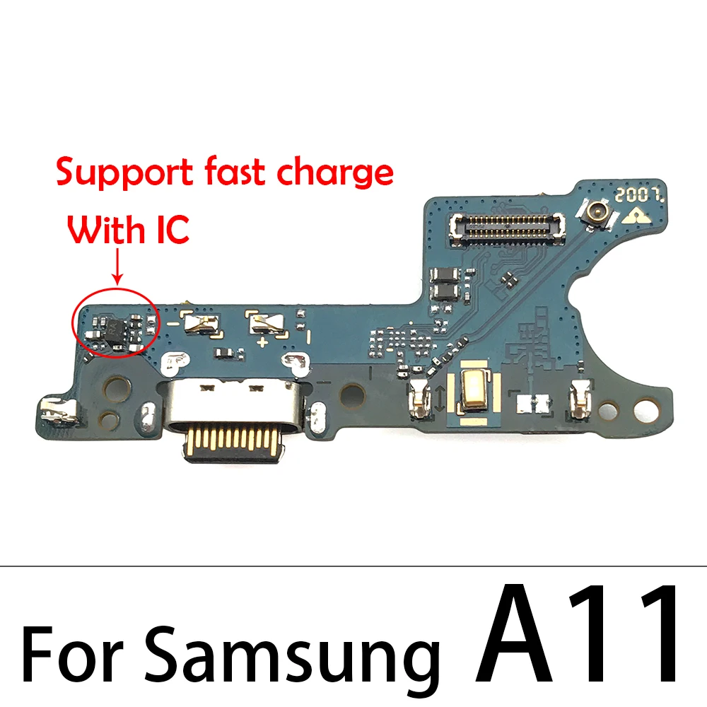 10Pcs Port USB Nabíjací Dock Konektor Nabíjania Rada Flex Kábel Pre Samsung A51 A01 A11 A21s A31 A51 A10 A20 A30 A40 A50 A70 A12