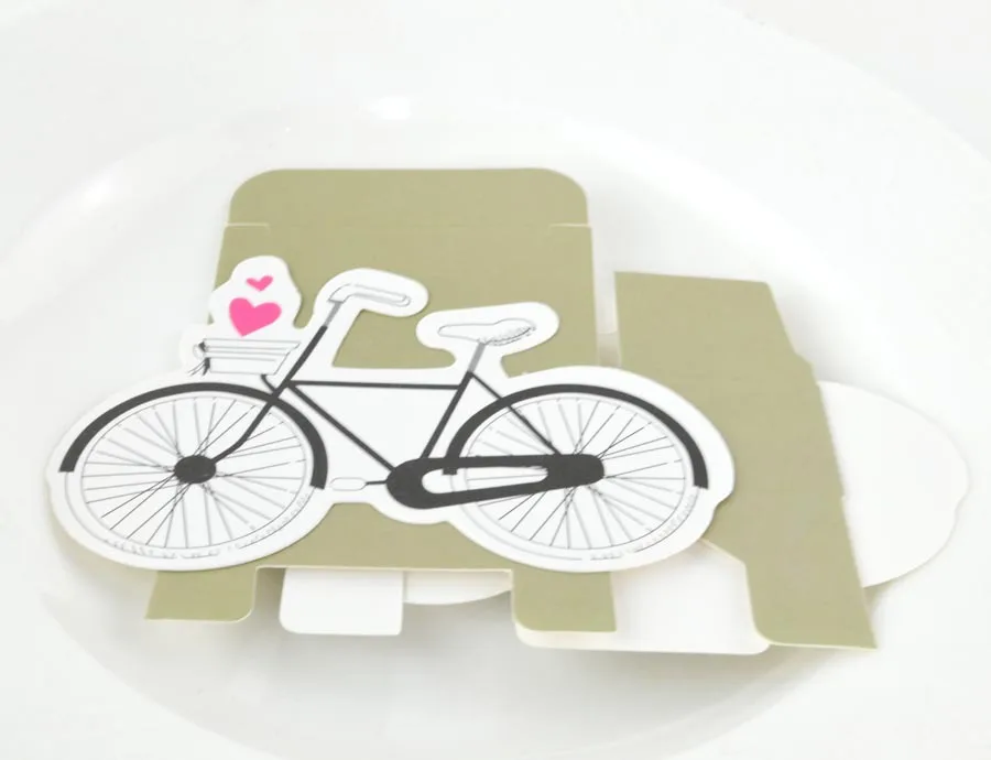 10pcs Požičovňa Tvar Papierové Krabice Bicykli Candy Boxy Svadobné Zdvorilosti Package Narodeninovej Party Prospech Vrece Čokolády Cookie Balenie Darčeka