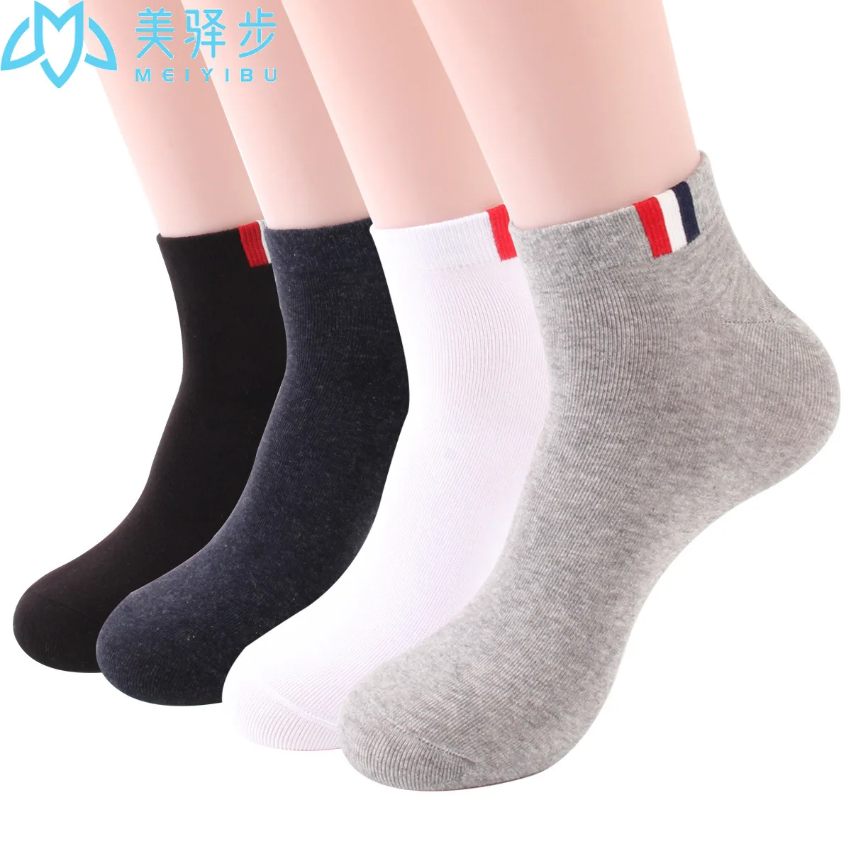 12 Párov Za Set Farbou Bežné Mužov Loď Ponožky Absorpciu Potu Mužov Ponožky Letné