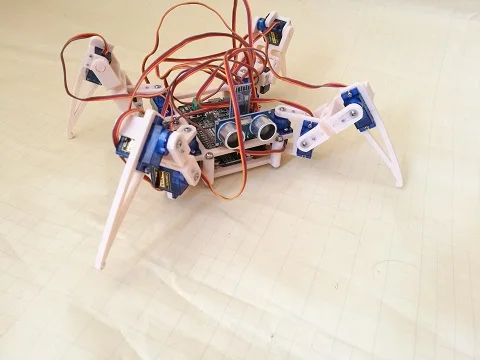 12DOF 8DOF 3D Tlače 4-legged Riadenia Motora Robot, Spider Man s Bluetooth Radič Comptiable Ardui Jazdy Rada DIY Sady