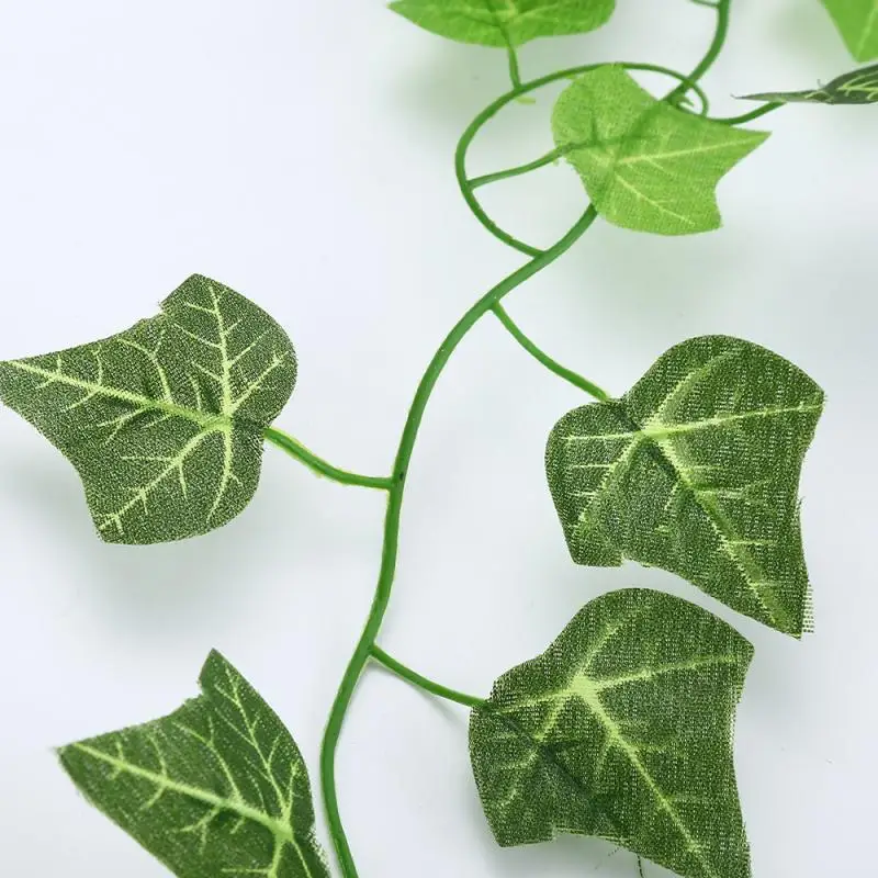 12pcs Visí Zelená Listová Garland Ivy Viniča Lístie Plastové Falošné Rastliny Umelé Strana navrhne Svadobné Záhrada Domáce Dekorácie