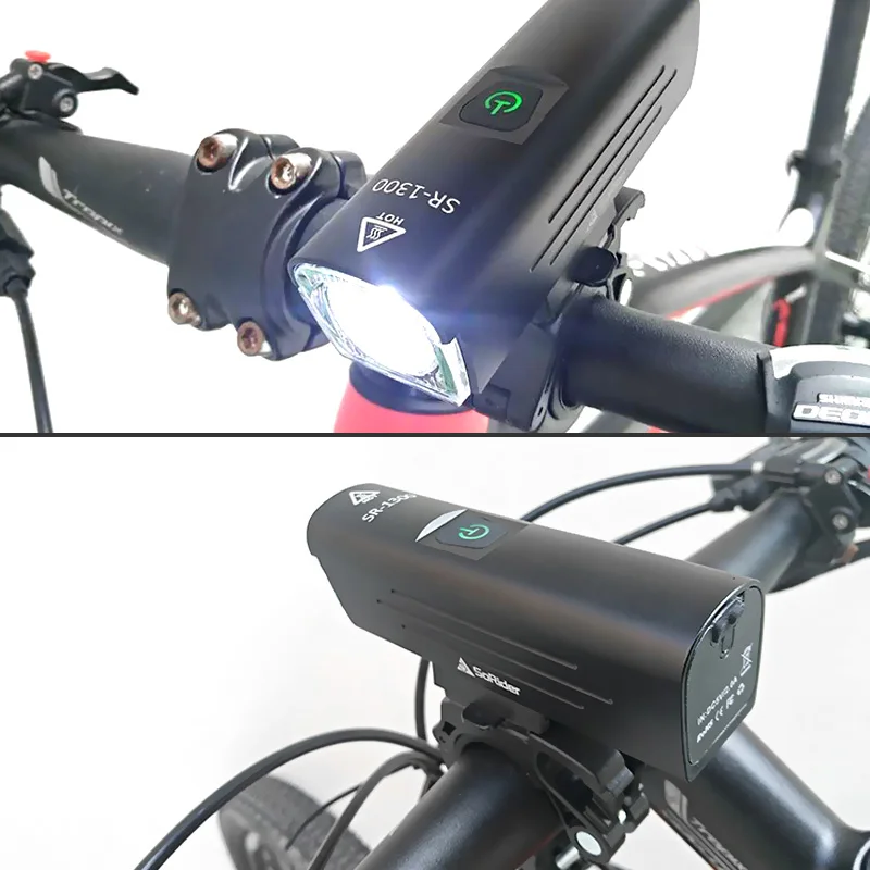 1300 Lumen XML-2 LED Svetlo na Bicykel 6 Režimov Požičovňa Predného Svetlometu MTB Baterka 4500mAh Nabíjateľnú Batériu, jazda na Bicykli Vedúci svetlo