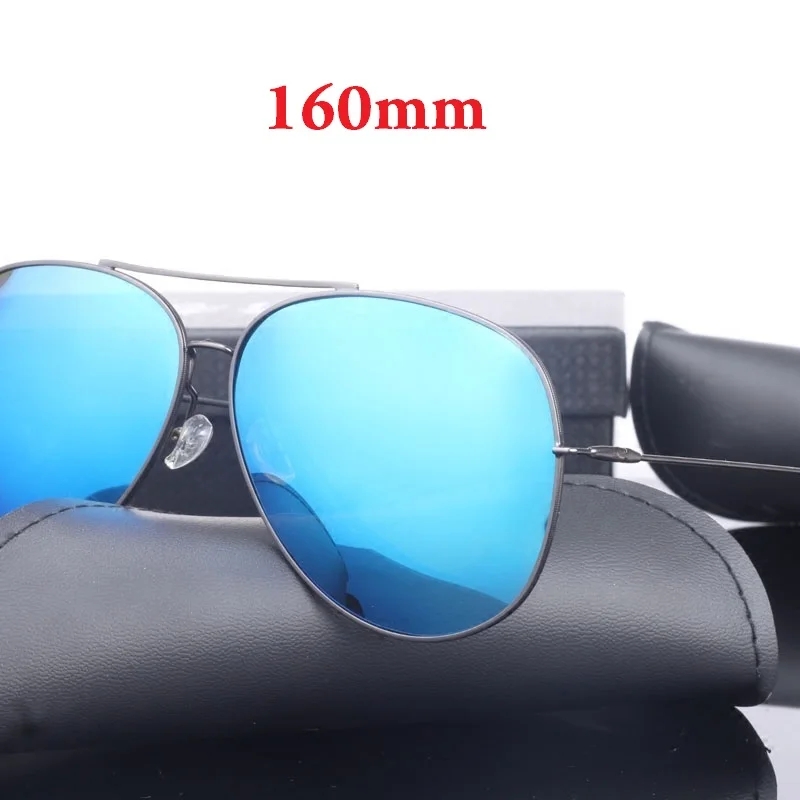 160mm Nadrozmerné Mens slnečné Okuliare Polarizované Slnečné Okuliare pre Človeka Jazdy UV400 Širokú Hlavu Tuku Tvár