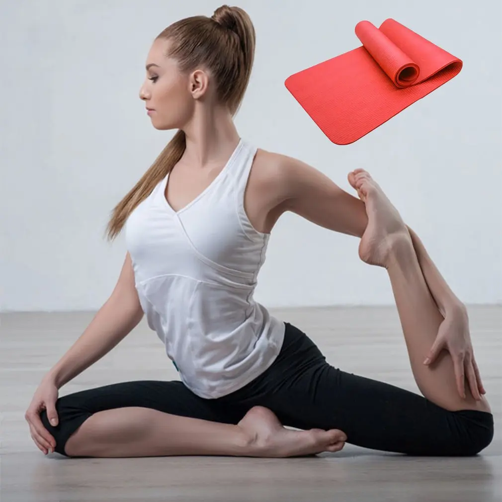 1830*10 mm TPE Yoga Mat Non Slip Koberec Mat Pre Začiatočníkov Životného prostredia Fitness, Gymnastika Rohože