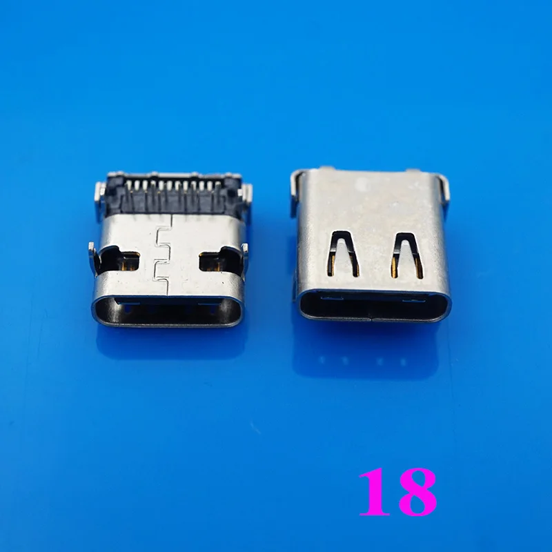 18Model USB Typu C Ženské Konektory Micro USB 3.1 Konektory pre HUAWEI MEIZU LeTV Xiao usb nabíjací port 24pin/12pin USB-C