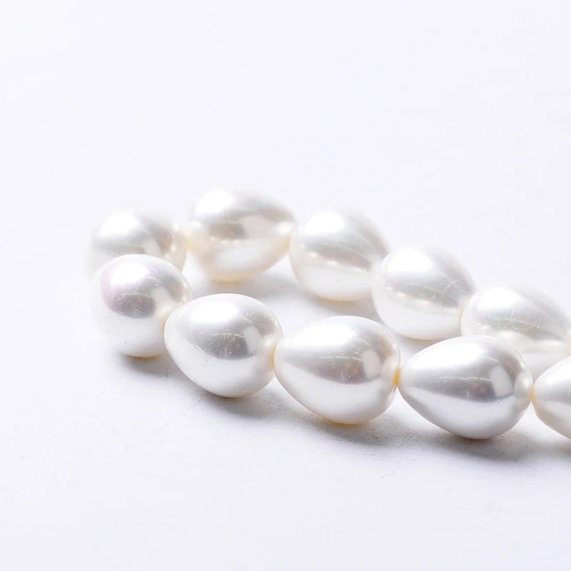 1pack/veľa 13*15 mm Módne šperky kvapka vody Prírodných Shell Perlou Voľné Dištančné Korálky DIY pre Šperky Plavidlá, náramok, náhrdelník