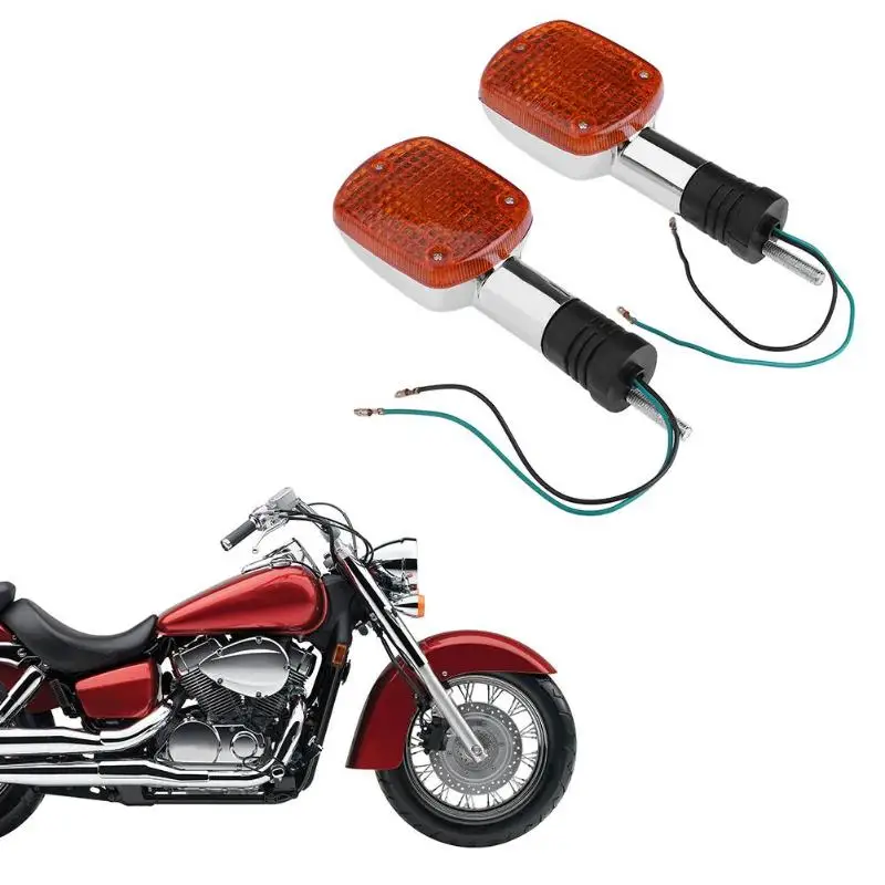 1Pair Motocykel Zase Signálne Svetlá pre HONDA SHADOW VT VLX REBEL CMX250 Motocykel Zase Signálne Kontrolky Svetlá/Svetlo Podpora