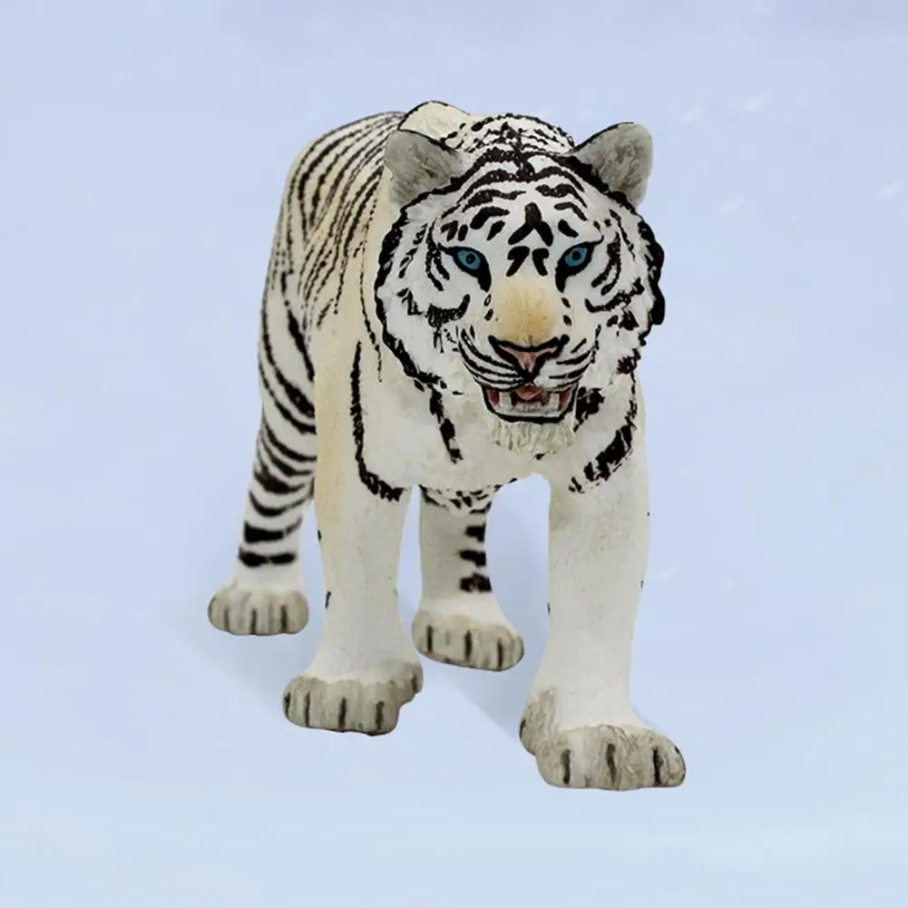 1PC 6.2 cm/15.8 cm Biely Tiger Divoký Život Figúrky, Hračky PVC Model Akcie Zvieracích Postáv Zbierky Dar, Hračky Pre Deti 14731