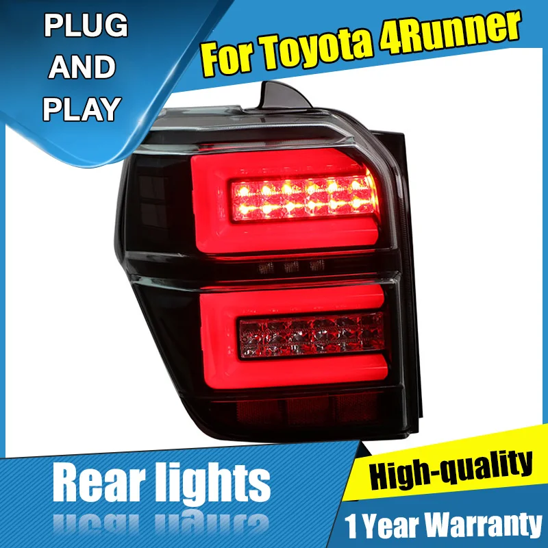 2 KS Auto Styling pre Toyota 4Runner zadné svetlá 2016-2021 pre 4Runner LED koncových svetiel+Zase Signál+Brzdové+Zadnej LED svetlo