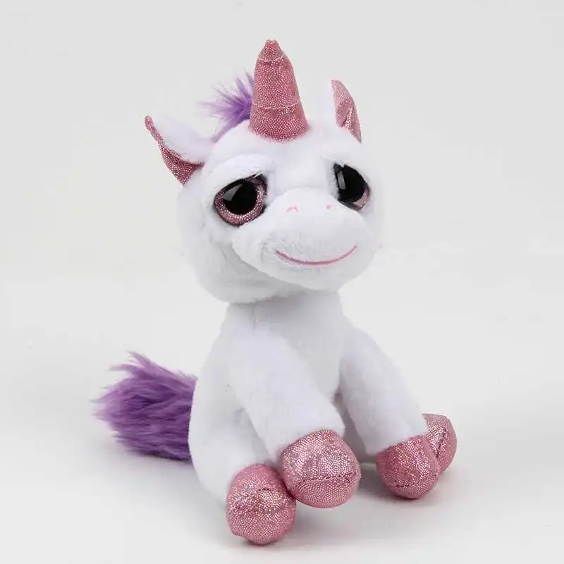 20 cm Kvalitné hračky ružový Pegasus Unicorn Plyšové Vypchaté Zvieratá Zbierku Deti Darčeky zvieratá narodeniny, Vianočné Darčeky