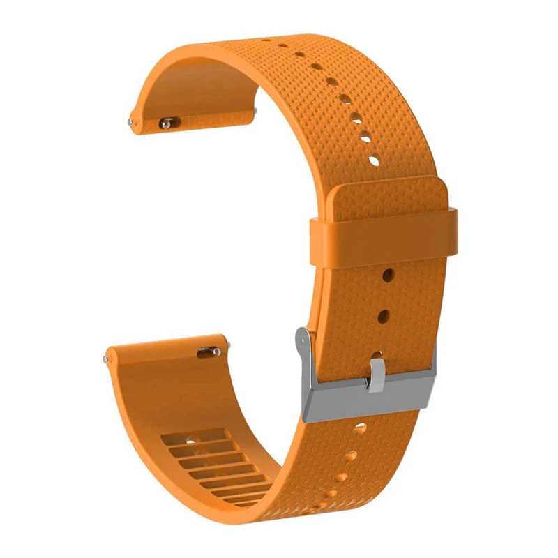 20 mm Silikónové Hodinky Band Náramok na Zápästie pre Polar Zapáliť Smartwatch Príslušenstvo Hodinky Remienok Náramok Orange