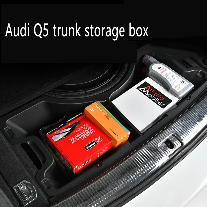 2008-2018 pre Audi Q5 upravené batožinového priestoru úložný box kufri skladovanie úložný box o5 dekorácie interiéru upgrade príslušenstvo