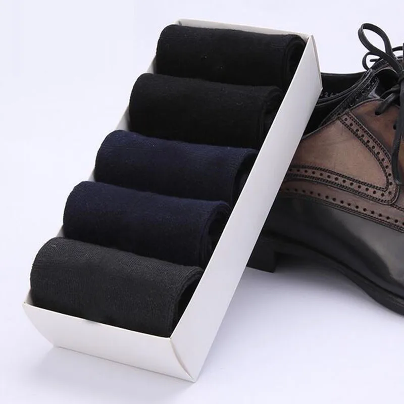 2018 Nový Záznam hot predaj teplý bežné práca business klasické Šaty Ponožky pánske Ponožky Vysokej Quality10pcs=(5pair) Bavlnené Ponožky