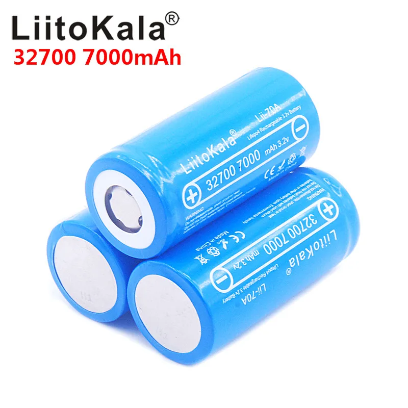 2019 nové LiitoKala Lii-70A 32700 3.2 v 7000mAh lifepo4 nabíjateľná batéria bunky 5C vybíjania batérie pre Záložné Napájanie blesku