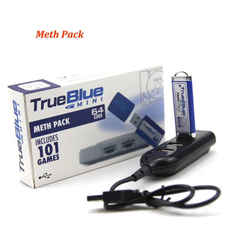 2019 True blue mini Boj Pack 32GB s 58 games/METH PACK, 64 gb s 101 hry/CRACKHEAD PACK, 64 GB s 101game pre ps1 konzoly