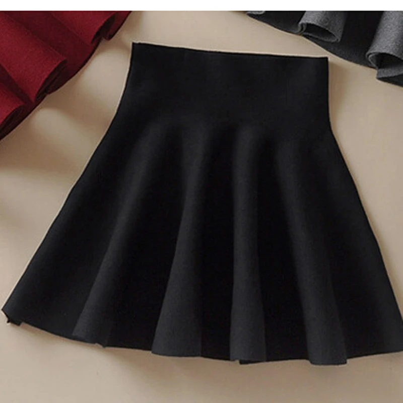 2020 Jeseň Fashion žena mini Sukne sexy Sukne pre fenku kórejský Krátke Korčuliarov Ženy Oblečenie Dna Červená Čierna Sukňa