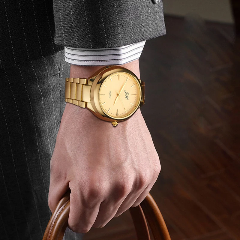 2020 Muži Hodinky Čierne Volfrámové Ocele, Quartz náramkové hodinky Flameless USB Nabíjanie Ľahšie Sledovať Mužov Luxusné Obchodné Hodinky Hodiny