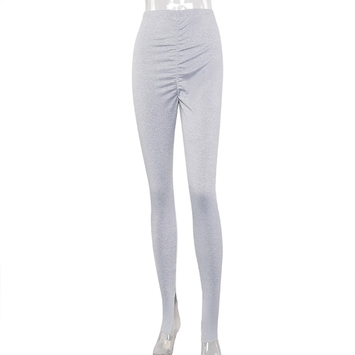 2020 Módne Nohavice jednofarebné Vysoký Pás Nohavice pre Ženy Streetwear Horela Nohavice