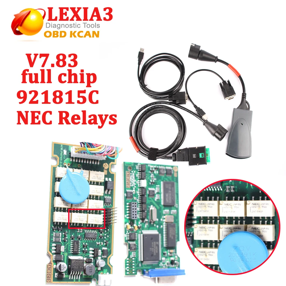 2020 Najnovšie V7.83 plný čip s 921815C firmware Lexia3 Lexia 3 V48 diagnostických nástrojov Lexia-3 PP2000 V25 S Novými Diagbox Príchodu