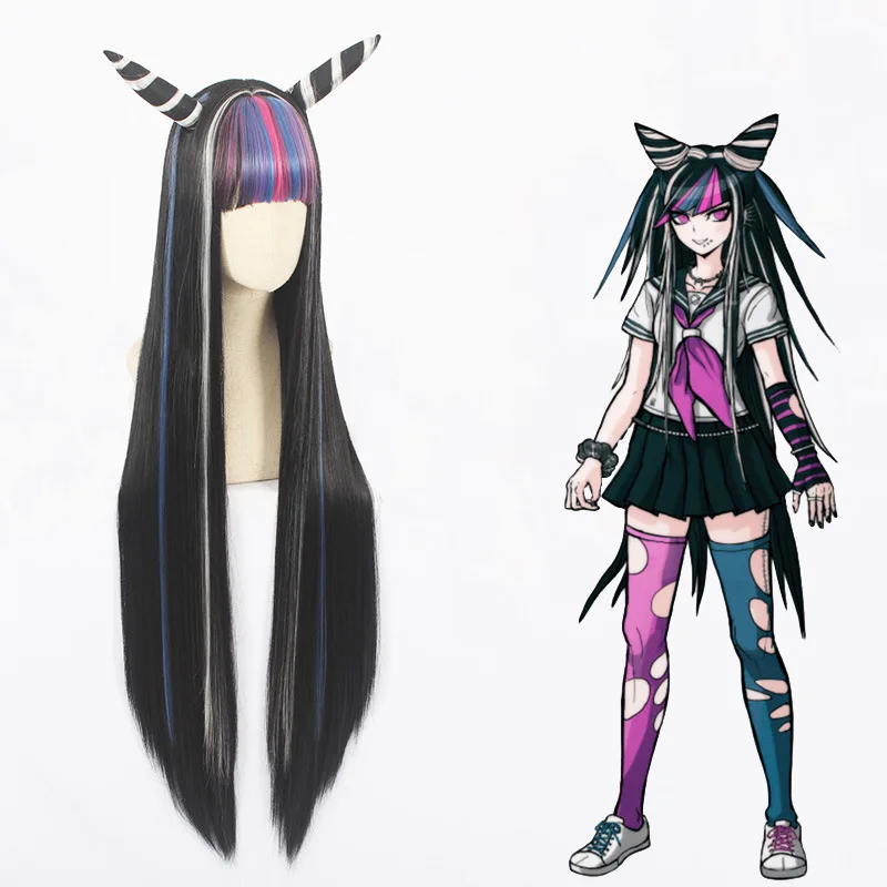 2020 Nové Anime Danganronpa Mioda Ibuki Cosplay Parochne 100 cm Dlhé Tepelne Odolných Syntetických Vlasov Perucas Cosplay Parochňu + Parochňu Spp