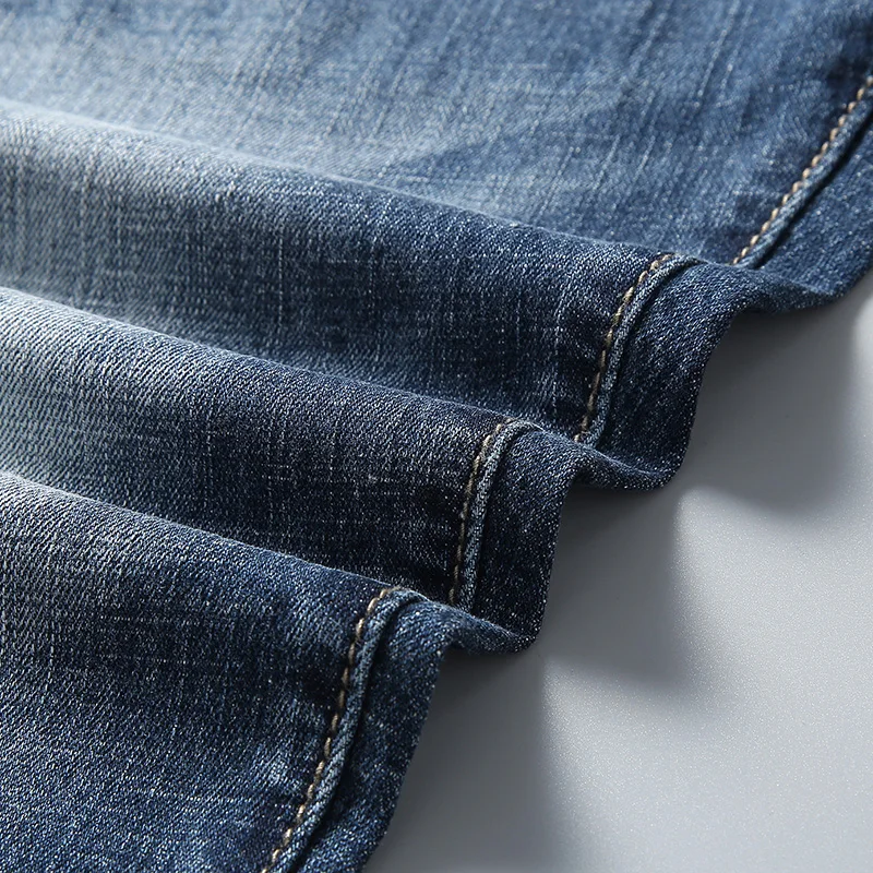 2020 Nové pánske Tvárny Krátke Džínsy Módne Bežné Slim Fit Kvalitné Elastické Denim Šortky Mužov Značky Letné Oblečenie