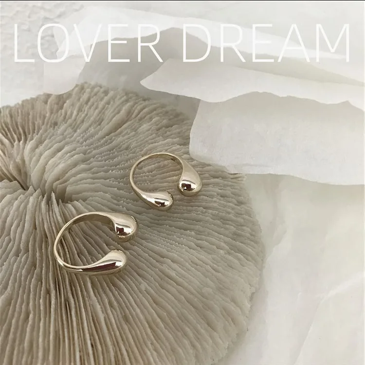 2020 Nový Kórejský Vintage Prstene Pre Ženy Geometrické Openning Prstene Zlato Minimalistický Štýl Krúžky Módne Šperky Príslušenstvo